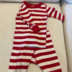 Hanna andersson red and white stripes pjs